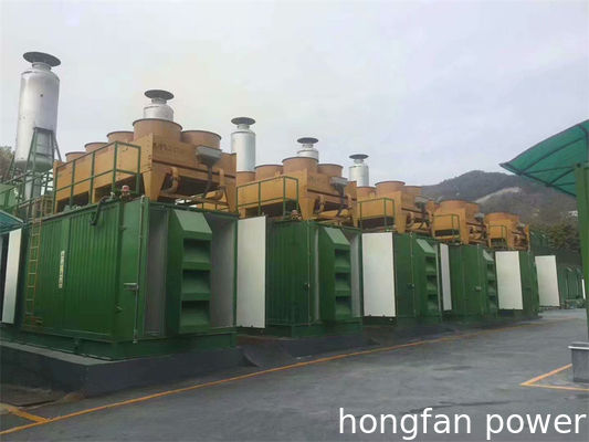 94% Efficiency at Power Factor 0.8 Jinan Jichai Natural Gas Generator with 12V190ZDT1-2 Engine Model and Low Exhaust Temperature